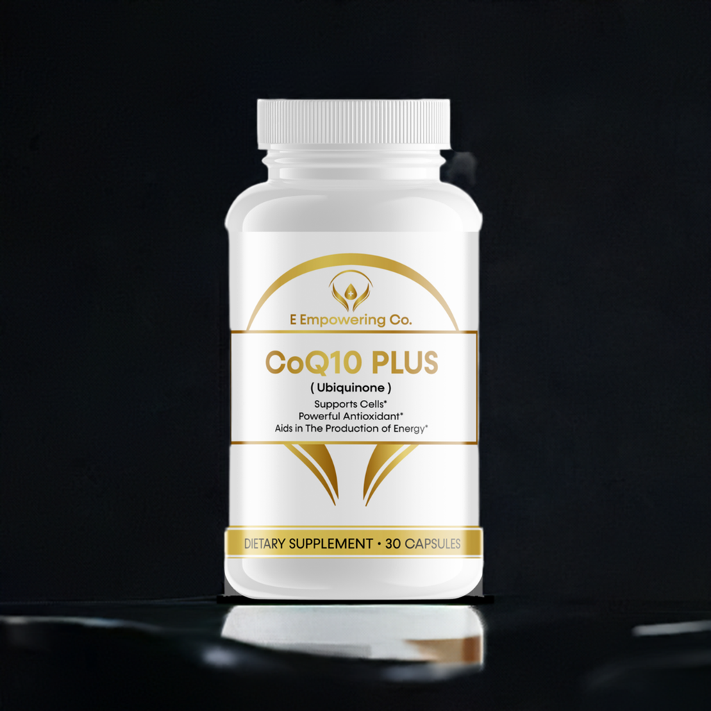 CoQ10 Plus Ubiquinone: Natural Energy Support and Antioxidant Supplement for Heart Health