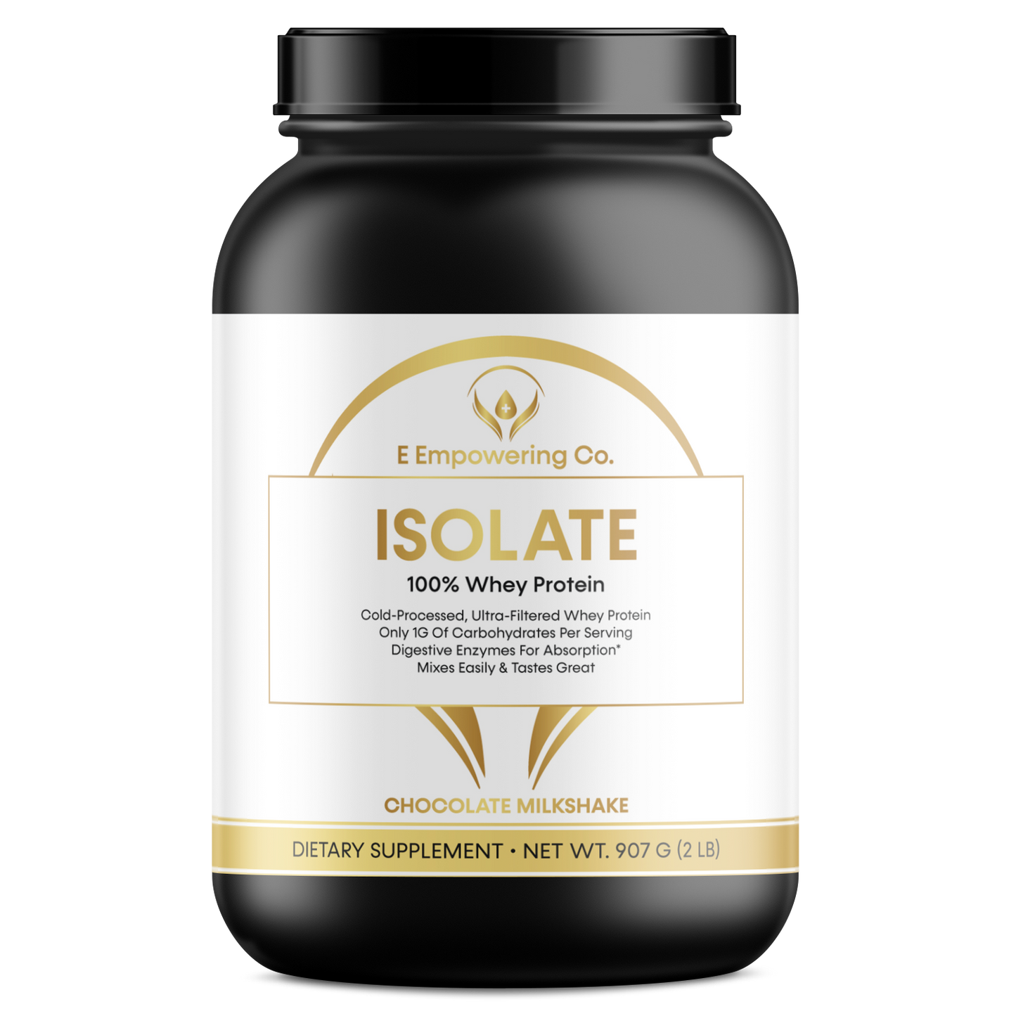 100 % Isolate Whey Protein - Chocolate Build and repair Muscle