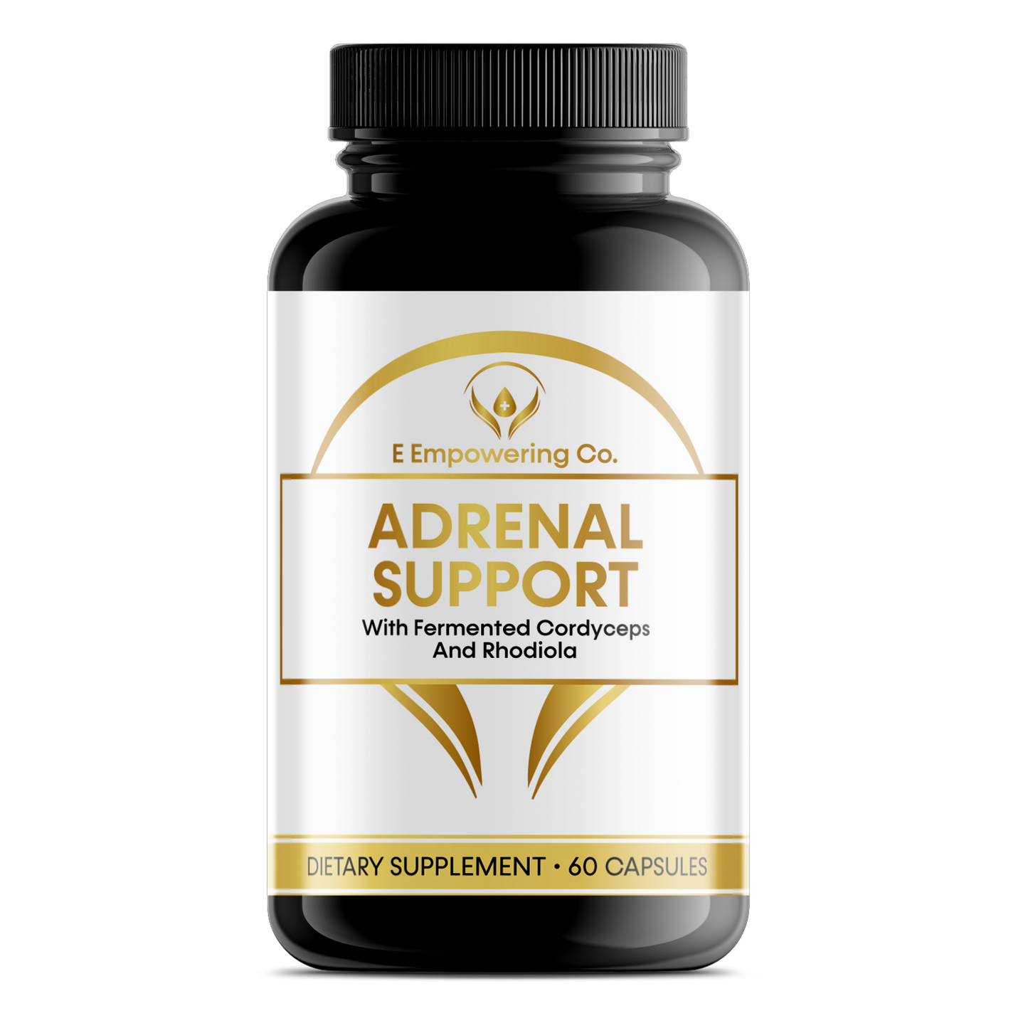 Apoyo suprarrenal con cordyceps fermentado y