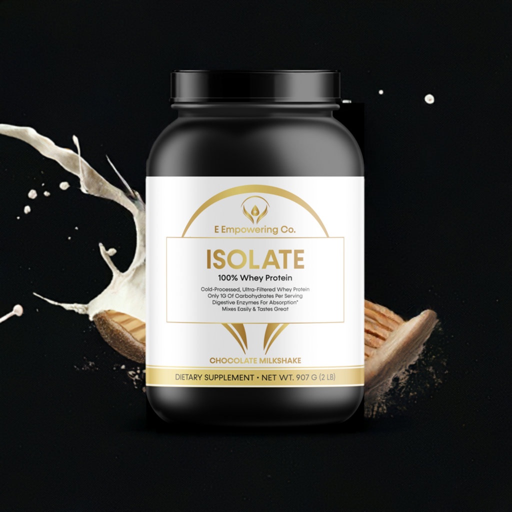 100 % Isolate Whey Protein - Chocolate Build and repair Muscle