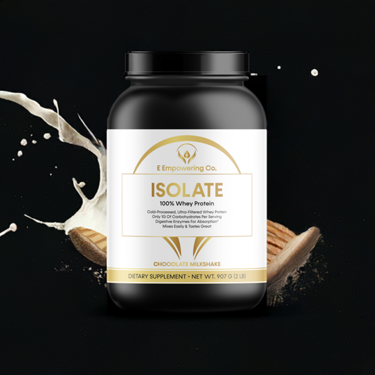 100 % Isolate Whey Protein - Chocolate Build and repair Muscle