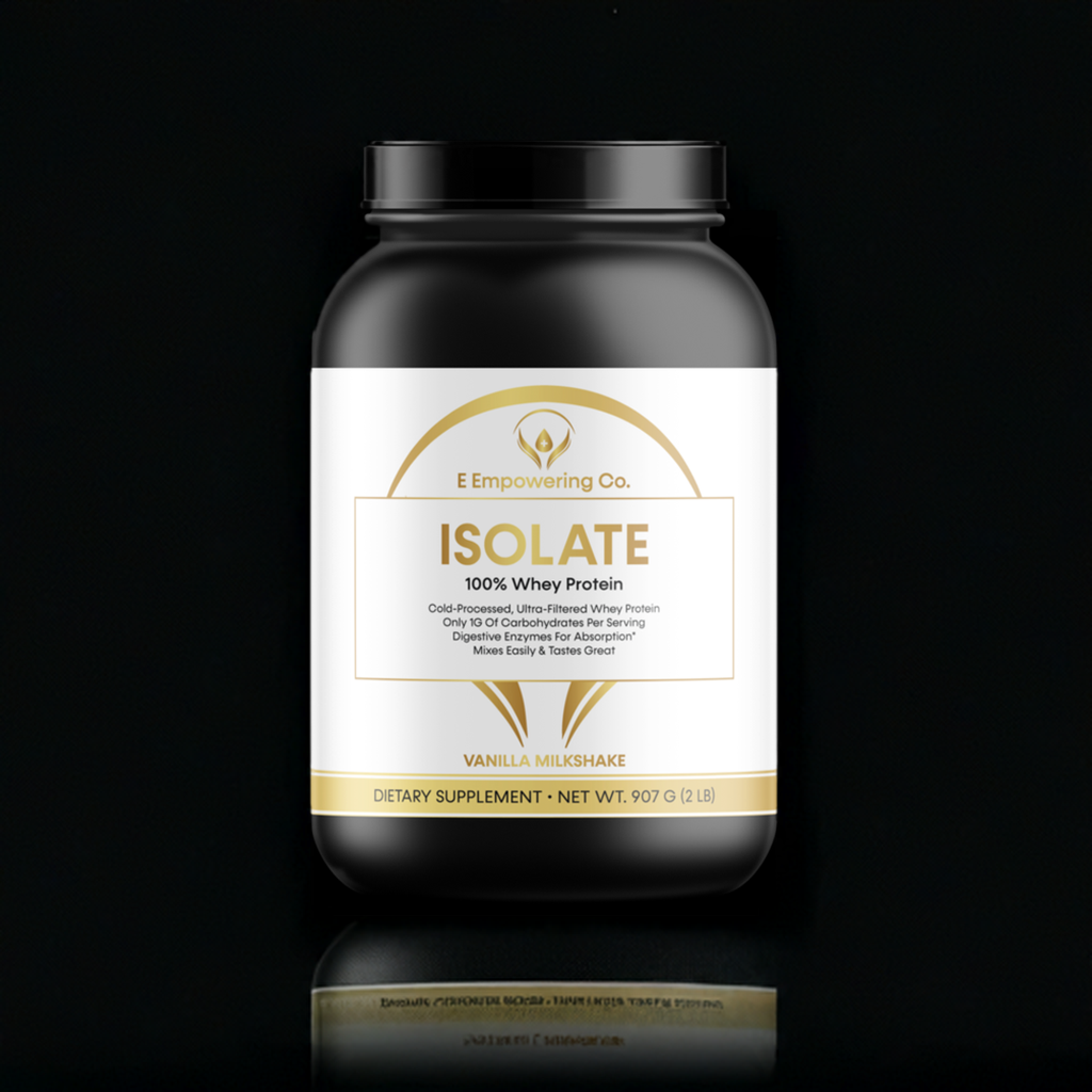 100% Whey Isolate Protein Vanilla Build and repair muscle