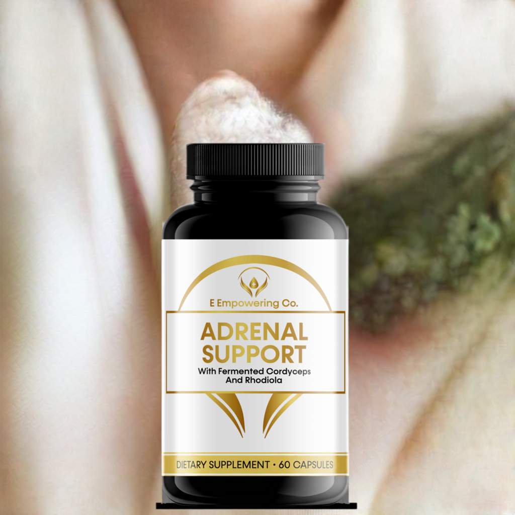 Adrenal Support with fermented cordyceps  stress management formula