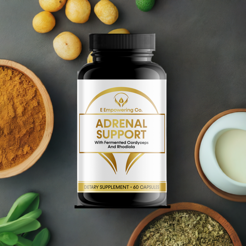 Apoyo suprarrenal con cordyceps fermentado y