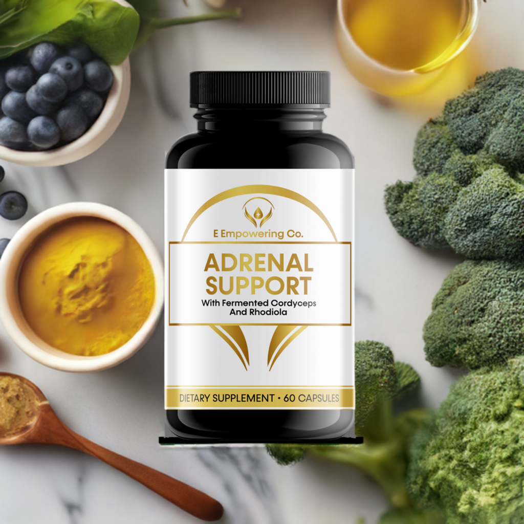 Adrenal Support with fermented cordyceps  stress management formula